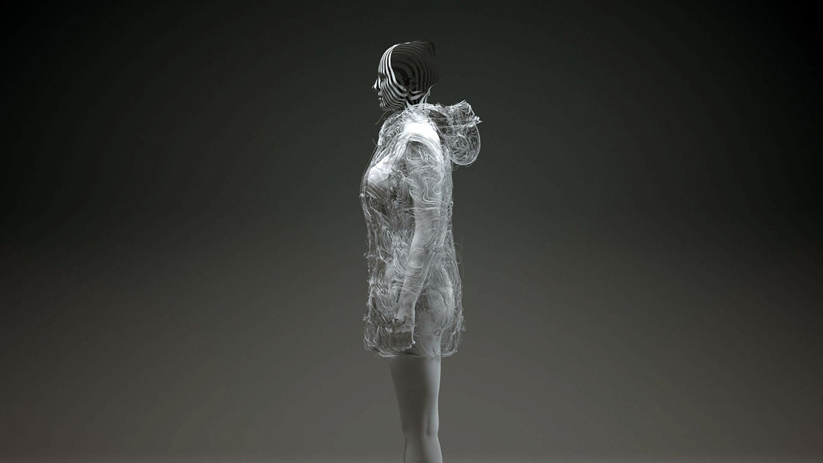 Nike Techfleece design creative development 3D simulation cloth Fashion 