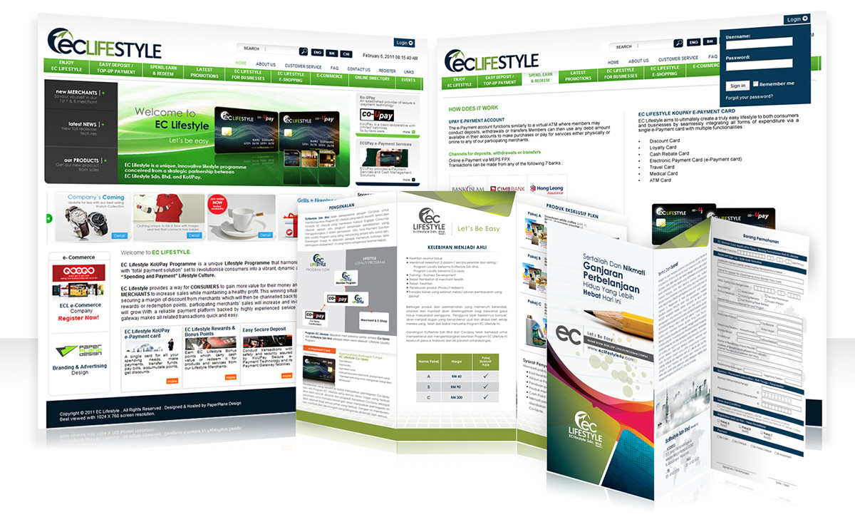 corporate branding  promotional design Website Design