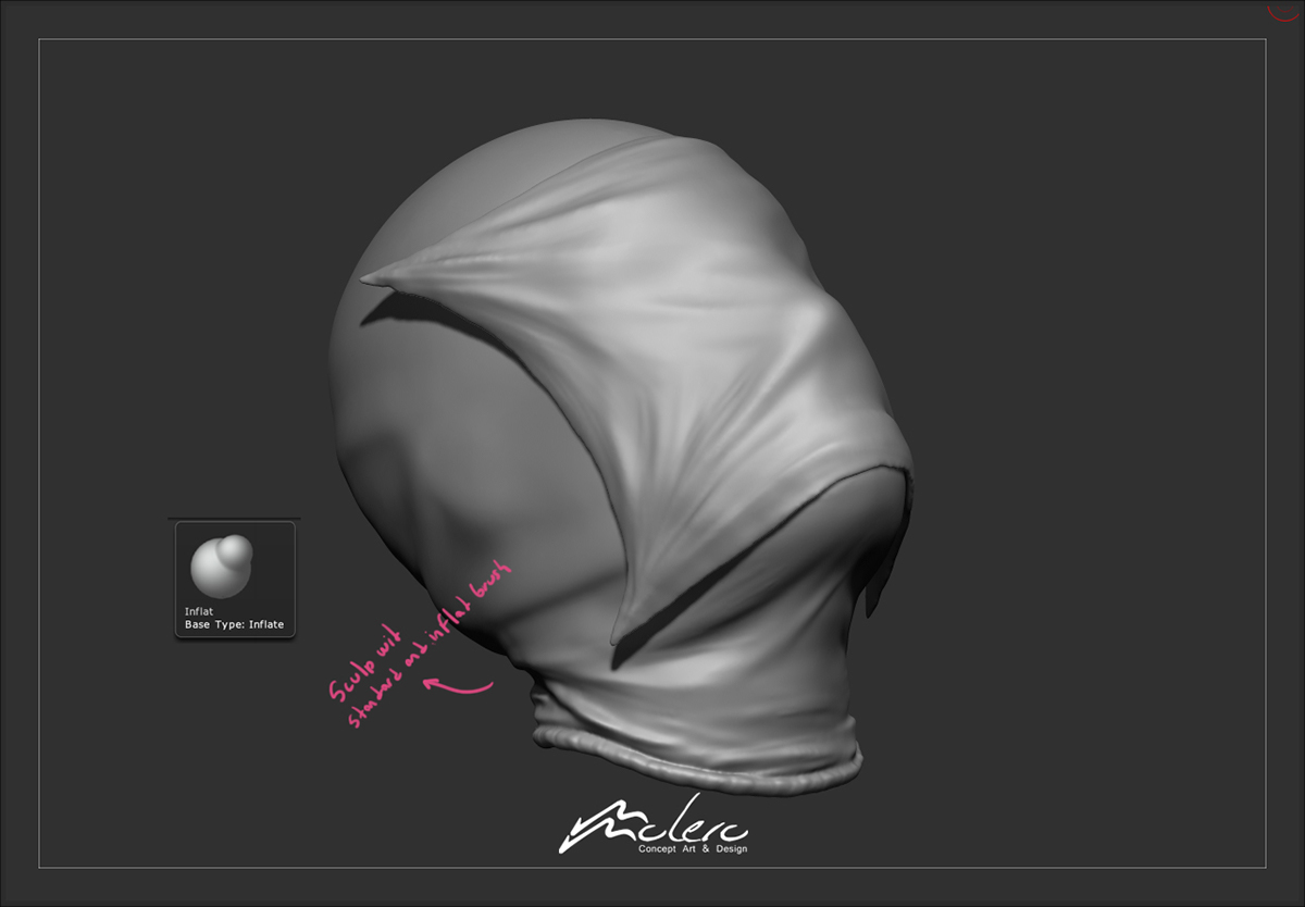 Zbrush MOdeler 3D High Poly Breakdown anastasios Gionis matias molero horror creature atrocity tutorial Character