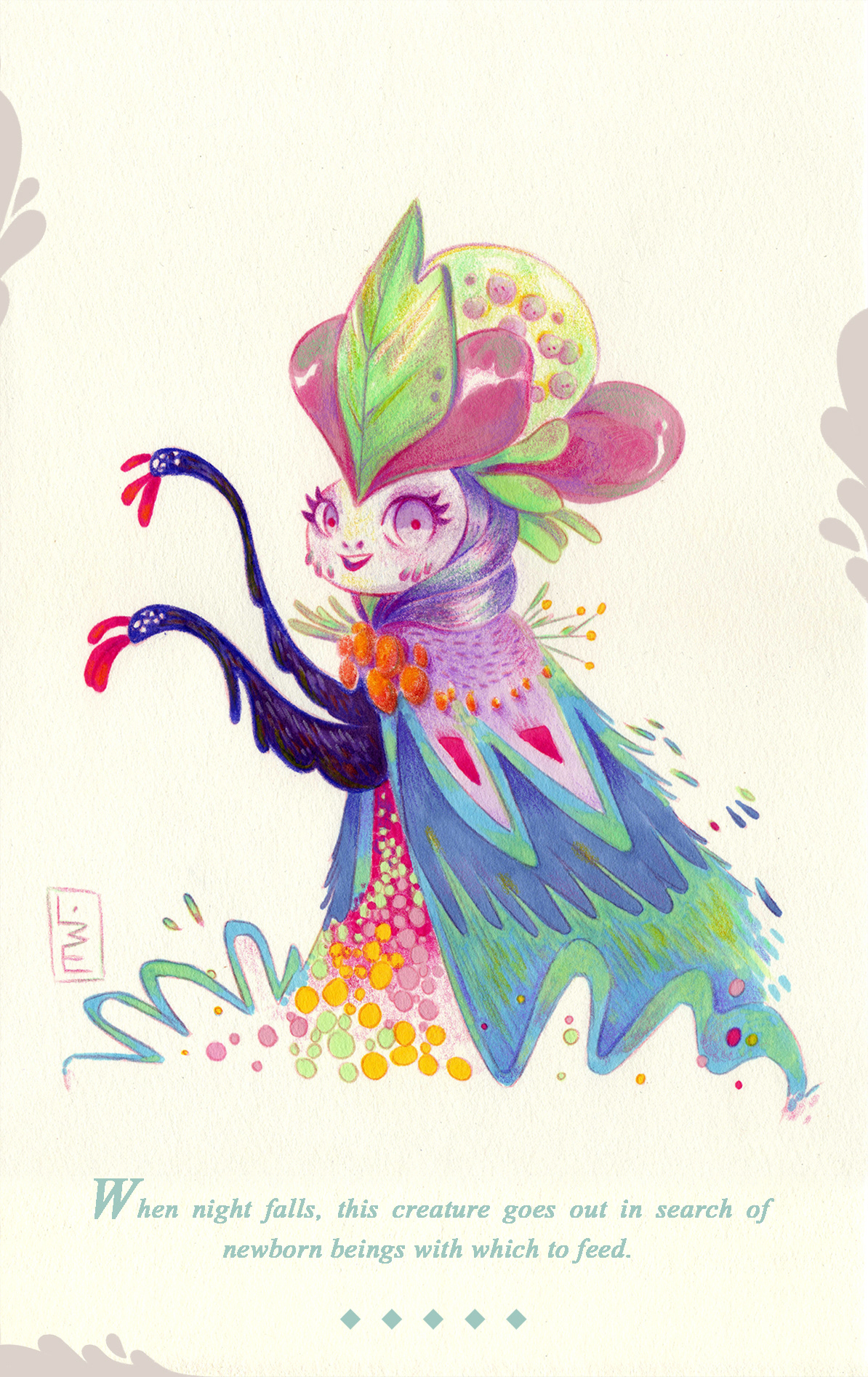 ILLUSTRATION  Character design  handmade color Magic   Nature forest mermaid Guide dirección project imaginary