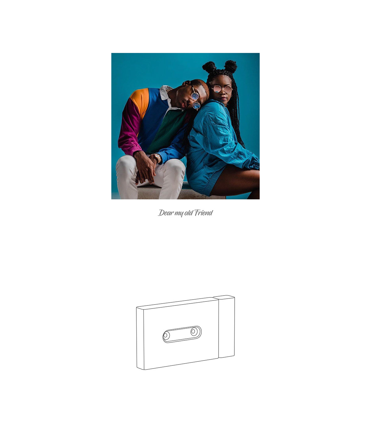 Adobe Portfolio cassette player Audio pal concept design inspired design trend earphone tape DAWN
