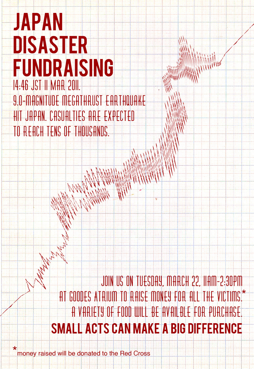 japan poster fundraising