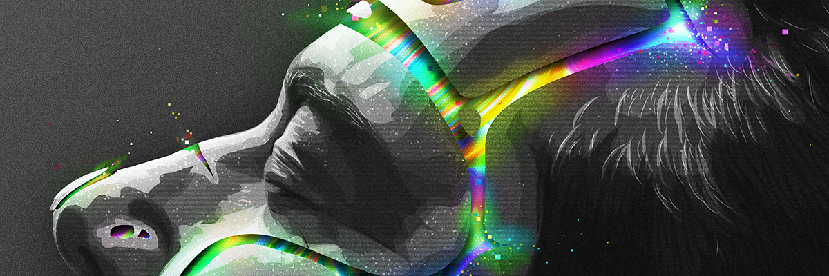 vinyl Album cover music dj DANCE   neon spectrum glow vector