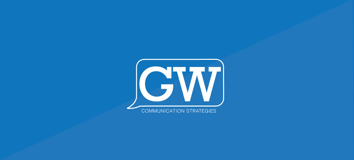 gw graphic design business cards communication logo
