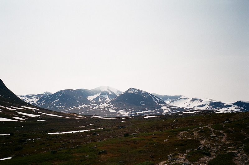 Sweden Swedish Lapland kungsleden kebnekaise tundra mountain glacier Hike kiruna 35mm olympus Abisko