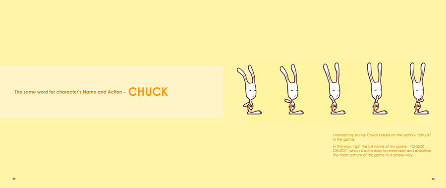 game graphic Character Chuck app ios iPad bunny
