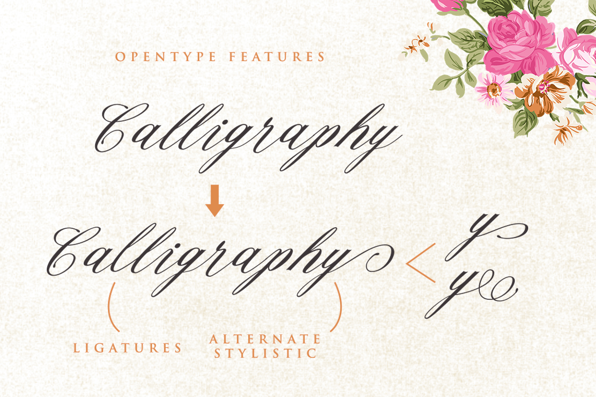 clean connected contemporary cursive elegant fancy modern Retro Script vintage font perfums legible posters logotypes