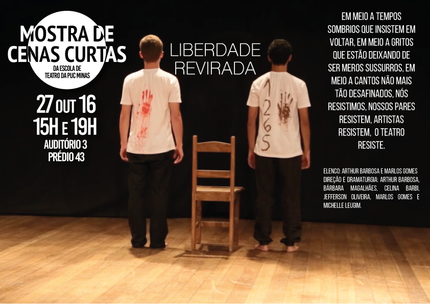 cartaz poster facebook post teatro CENAS curtas