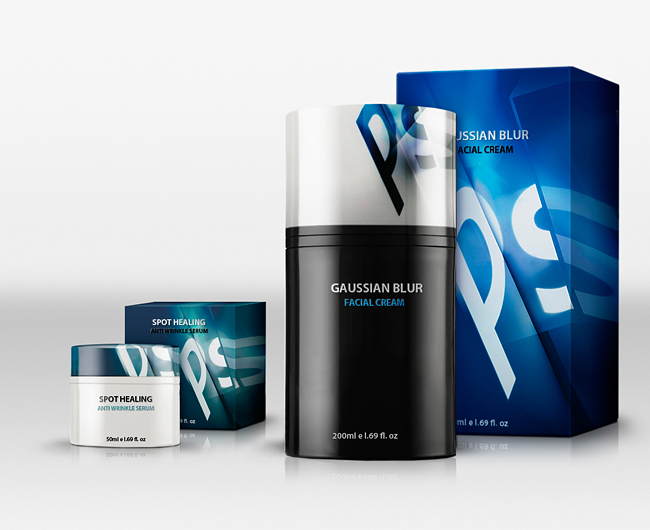 photoshop Cosmetic Packaging
