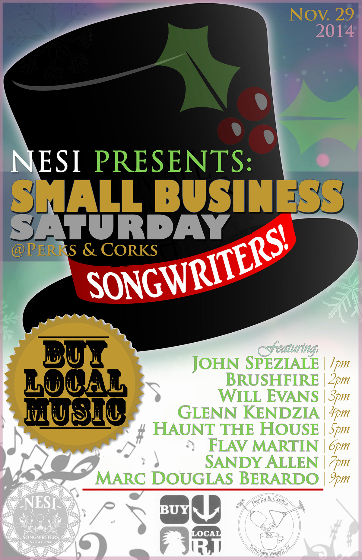 nesi songwriters local Promotion Events