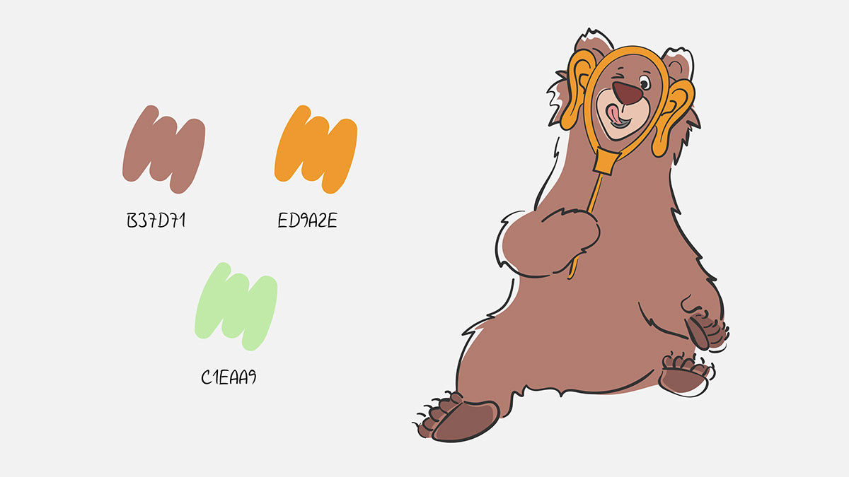 ILLUSTRATION  adobe illustrator Vector Illustration bear perm Пермь медведь иллюстрация векторная иллюстрация