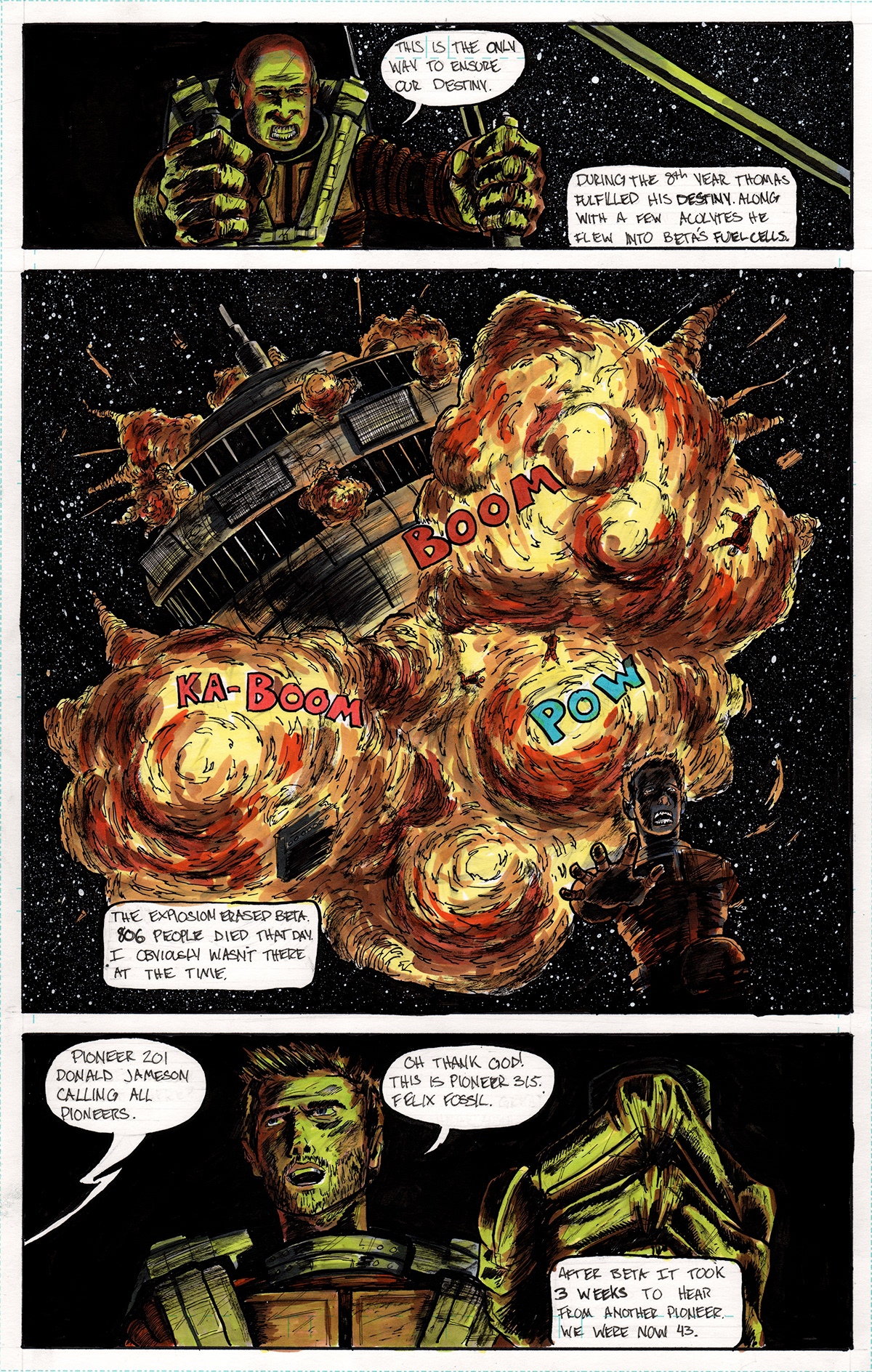 comic comics Comic Book sci-fi Scifi story color awesome