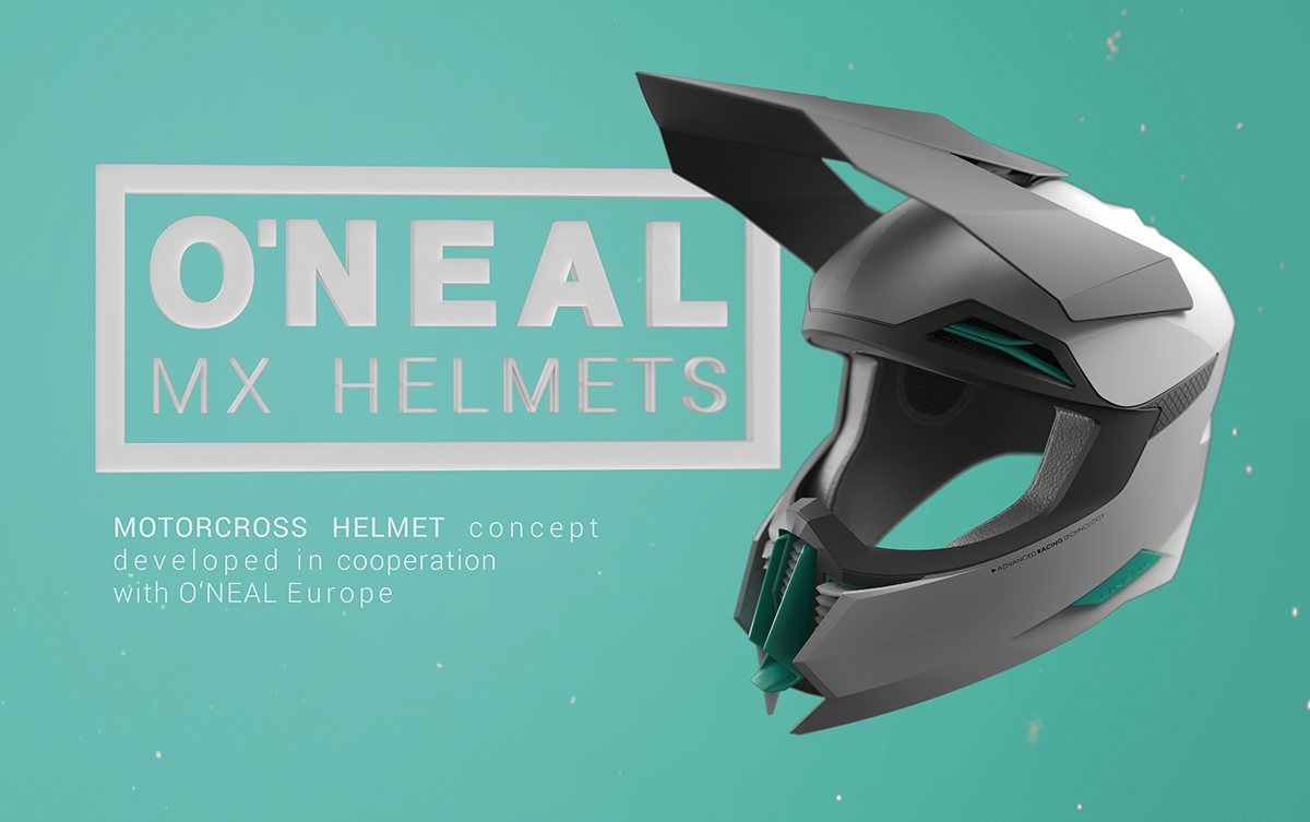 Helmet Helm o'neal oneal Motocross mx Alias kamuii industrialdesign productdesign hardsurfacemodelling