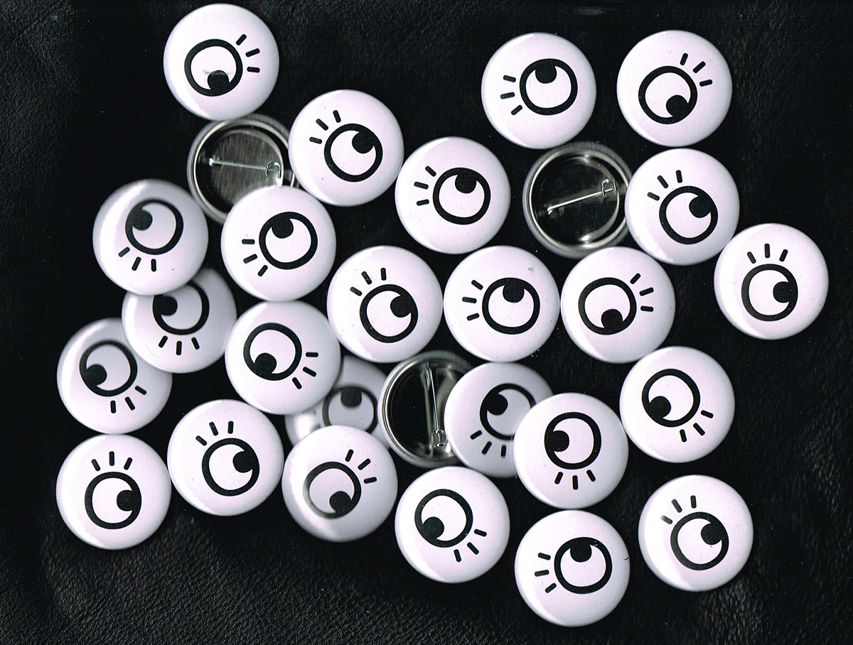 goofs identity postcard pins smiley Emoji happy Fashion  logo button