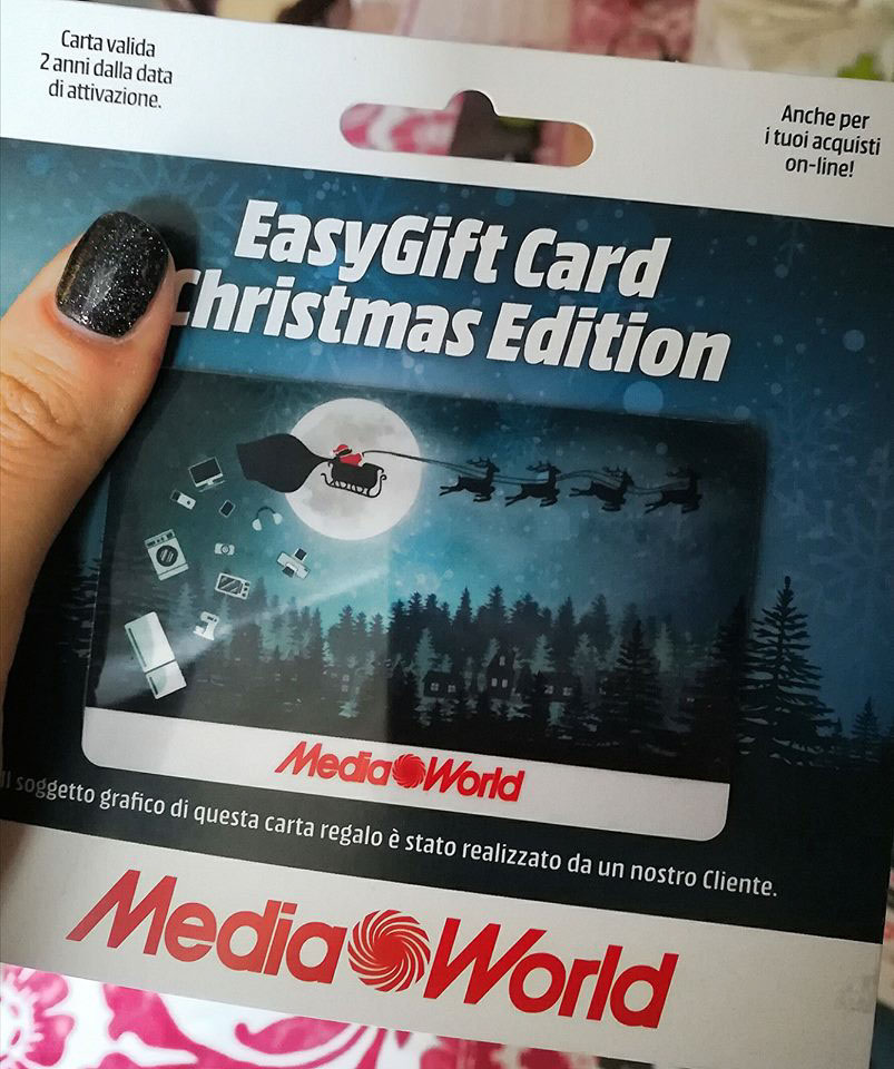 mediaworld giftcard easygiftcard Christmas gift christmascard card Technology