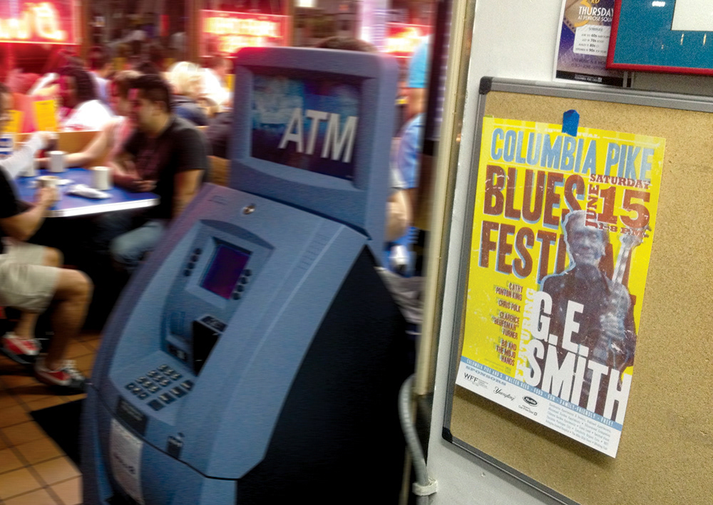 blues poster festival screen printing offset print gig gig poster