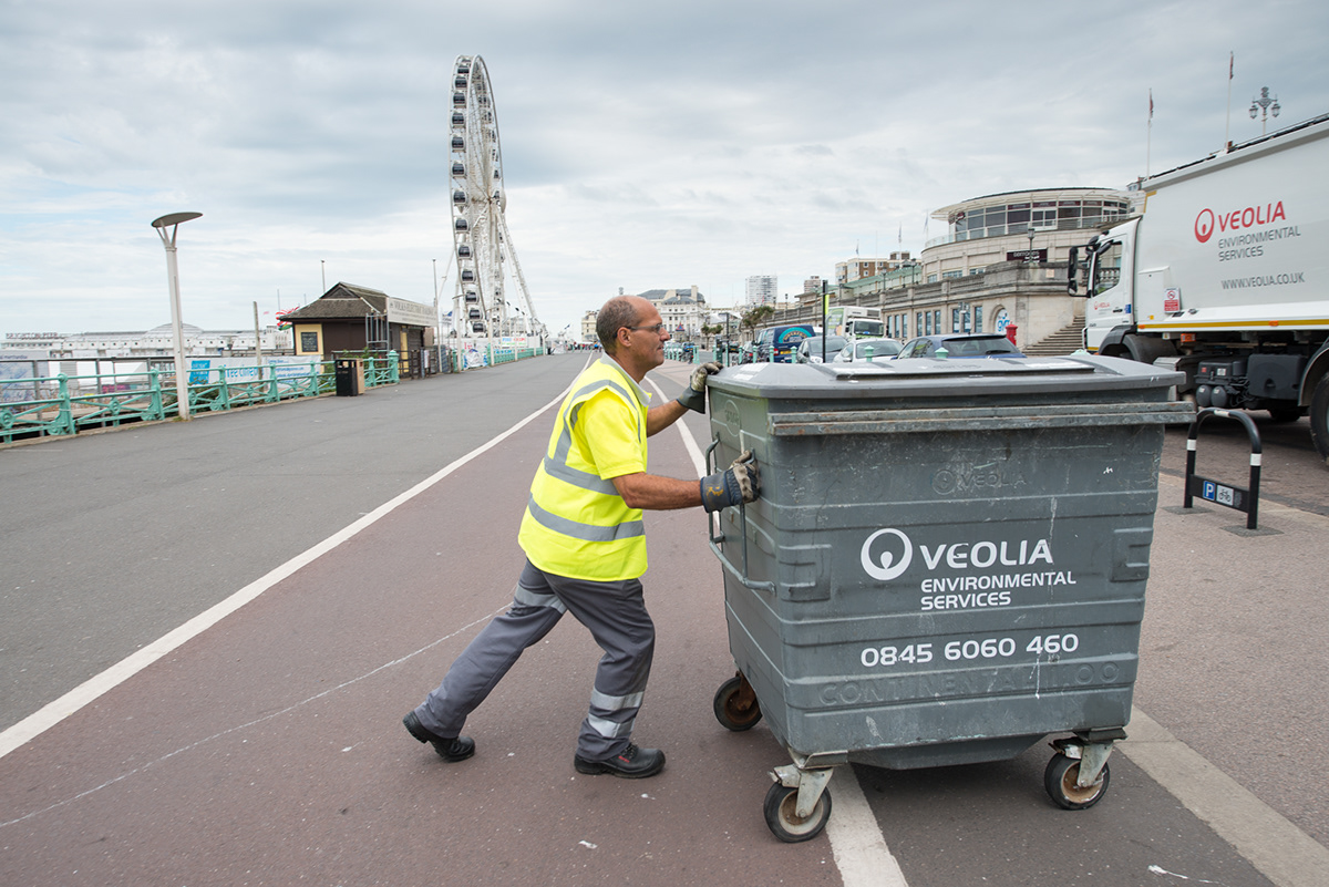 Industrial Photography veolia Rebrand Website recycling