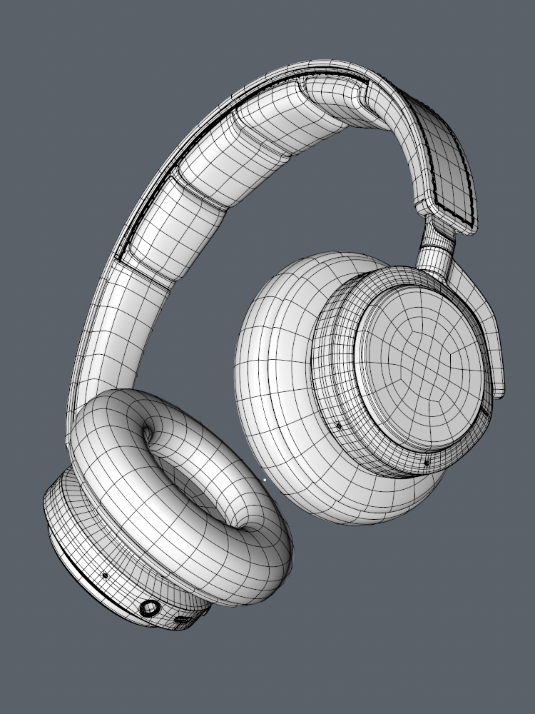 3D c4d CG headphones octane photoreal product Render visualisation