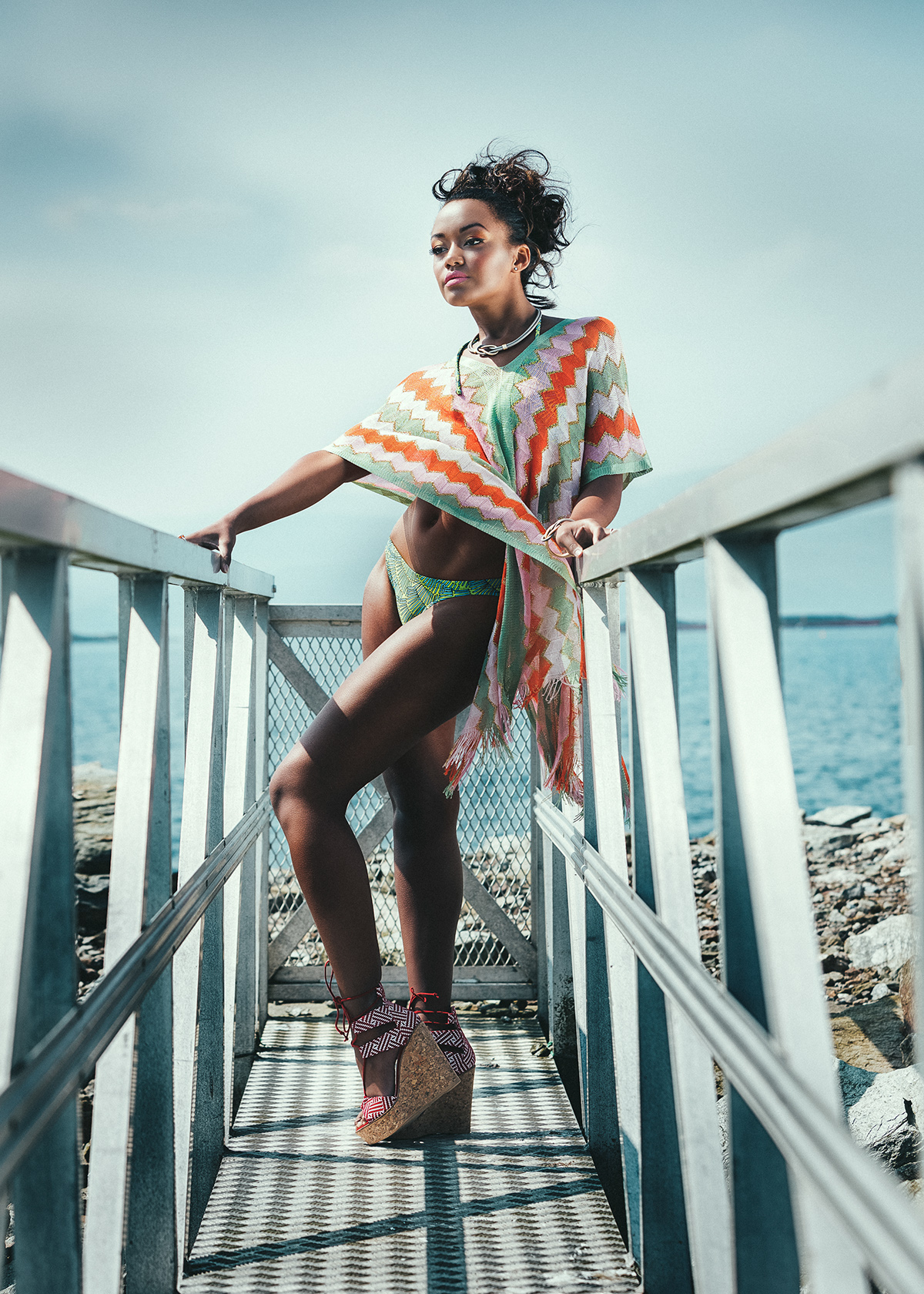 Adobe Portfolio Fashion  gregor reid gregor reid photography westender portavadie female model swimwear water