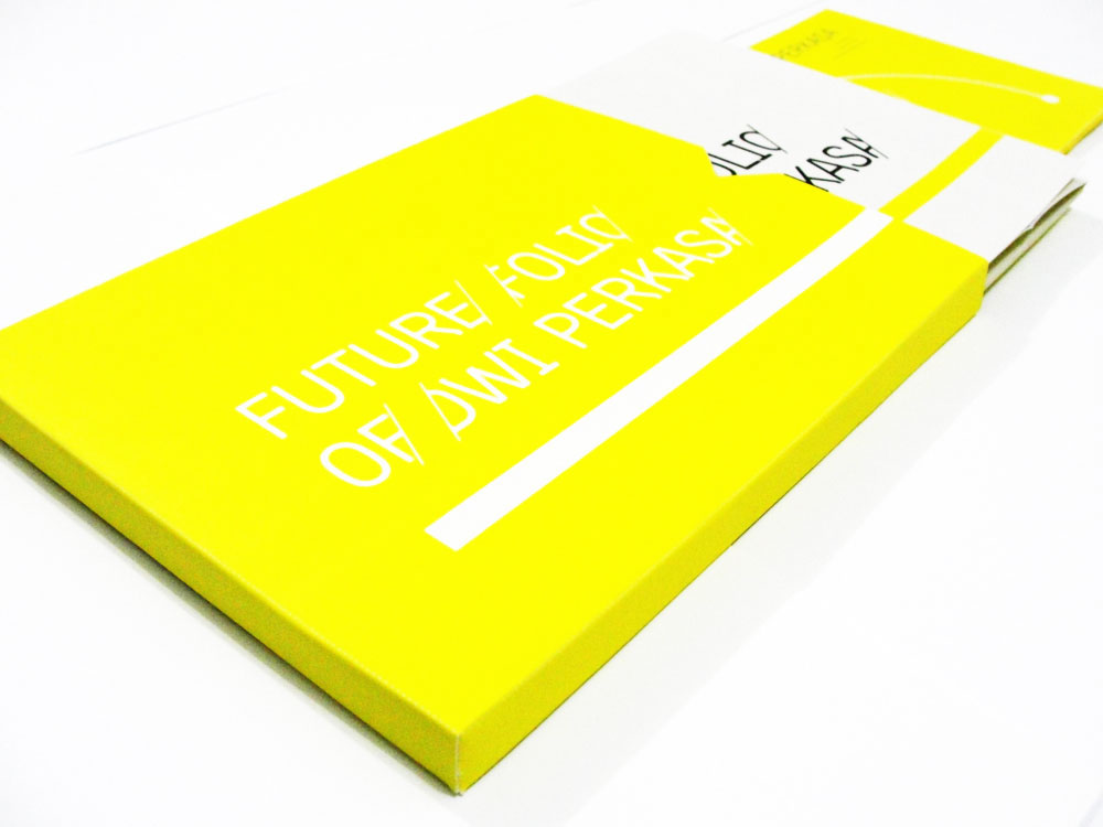 portfolio future folio dwi perkasa editorial Client strength skills yellow book mouse pad Name card bookmark identity