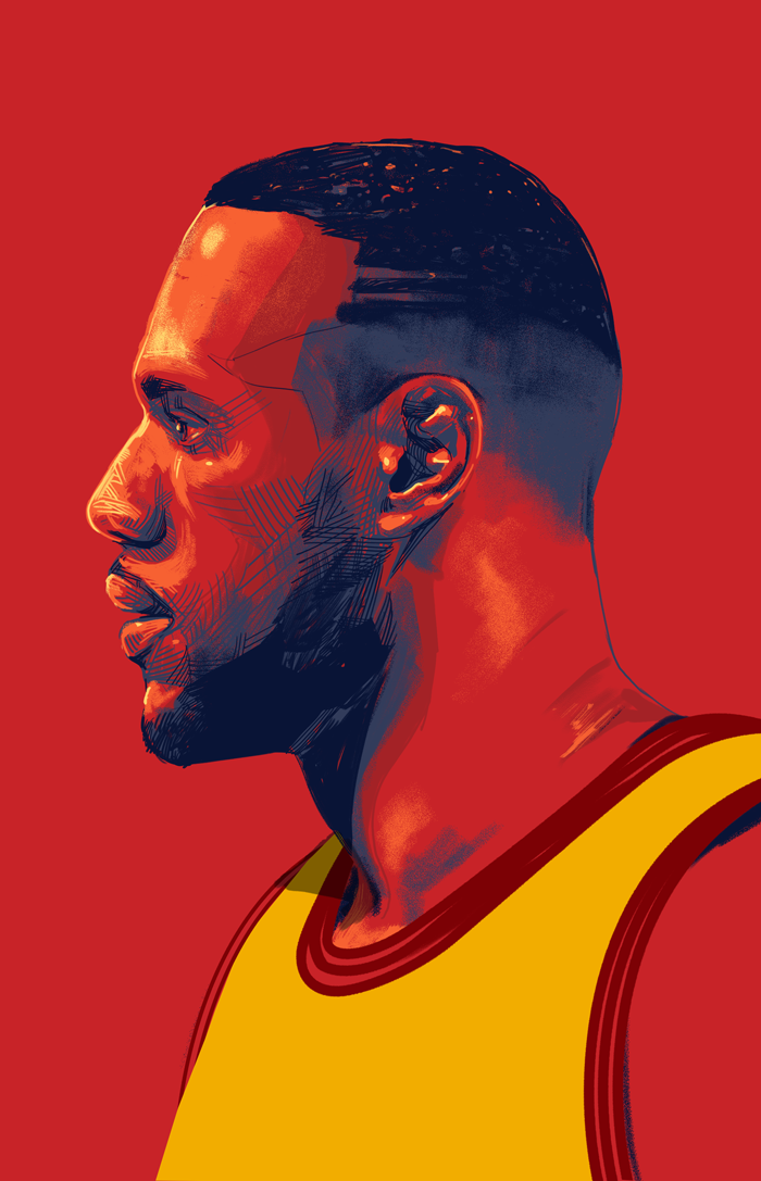 ESPN sports NBA cavaliers basketball LeBron LeBron James stephen curry steph curry Golden State Warriors Cleveland Cavaliers NBA Finals red yellow