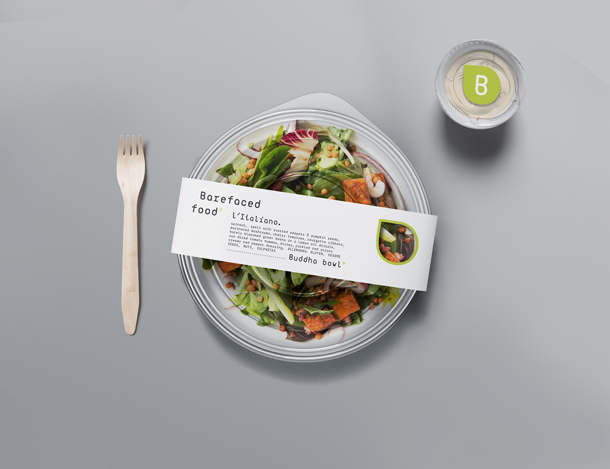 branding  Packaging plantbased salad Vegetarian logo brand identity Logo Design packaging design visual identity