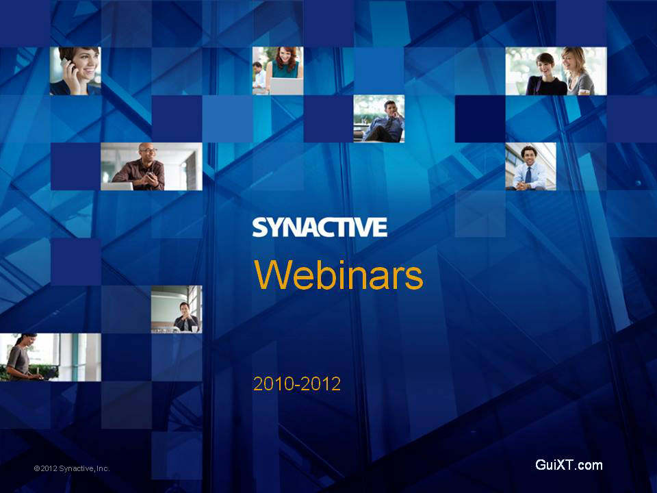 Synactive webinar presentation customer testimonial