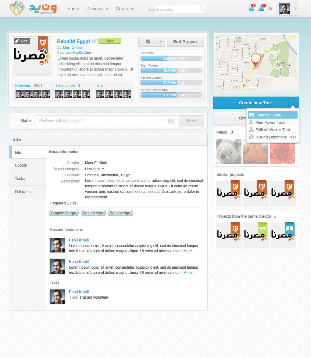 social networks user experience user interface web application
