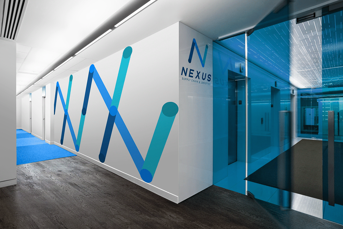 brand brand identity branding graphic design Logistics Supply Chain visual identity