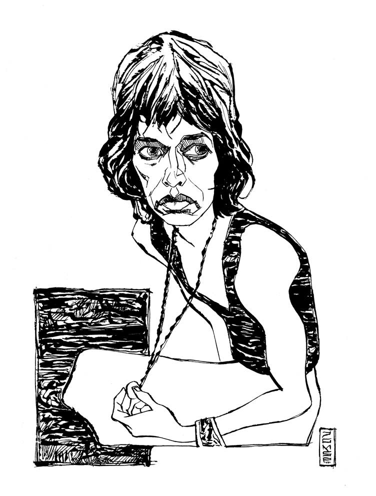 parallel pen RITRATTO inchiostro Dave Grohl John Lennon lenny kravitz Lemmy Kilmister Bruce Springsteen john lydon portraits ink