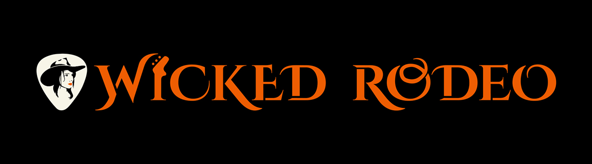 Creative Logo Design Hard Rock Business Logo Wicked Rodeo heavy metal rock music website