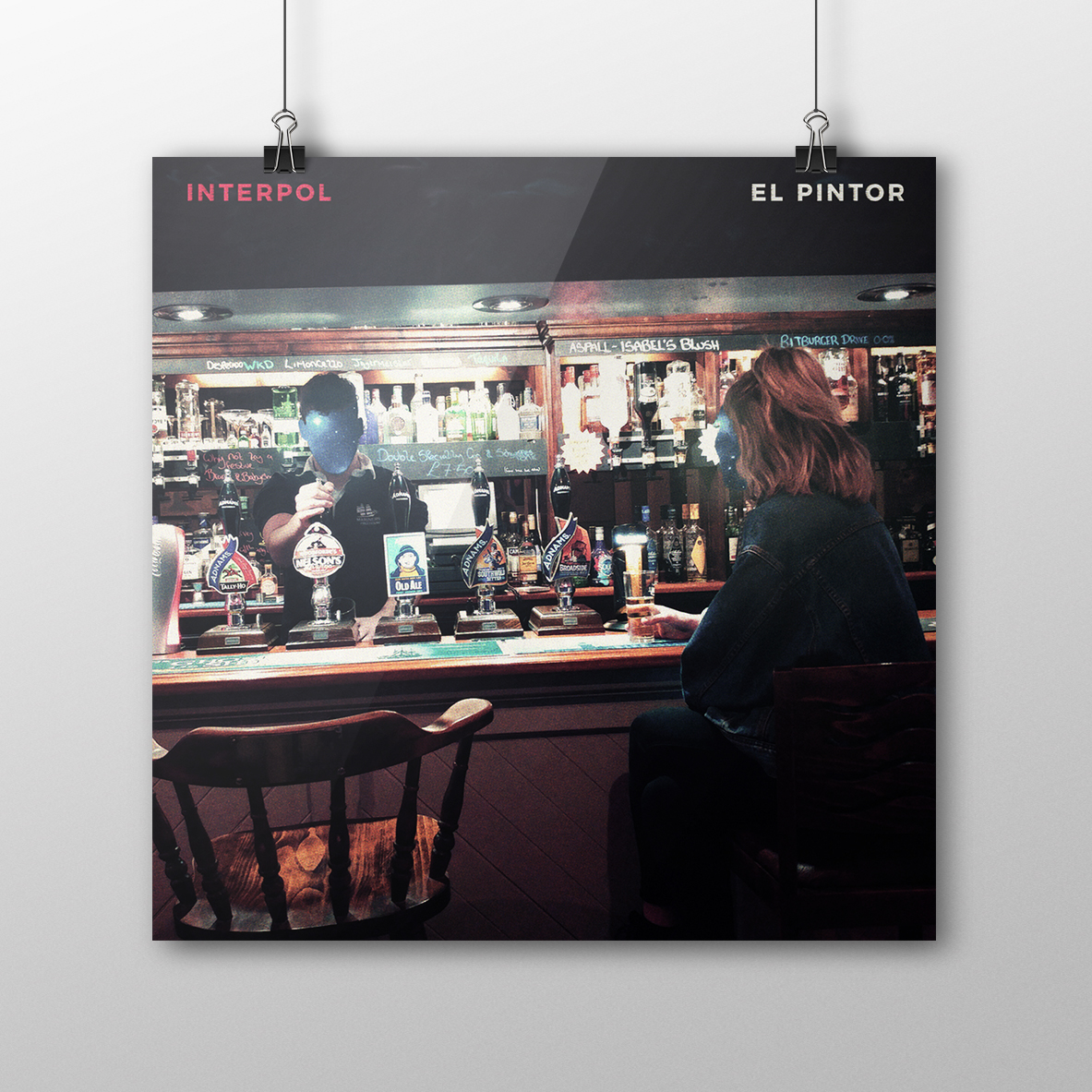 interpol Pintor Album cover vinyl cd Space  surreal bar felixstowe