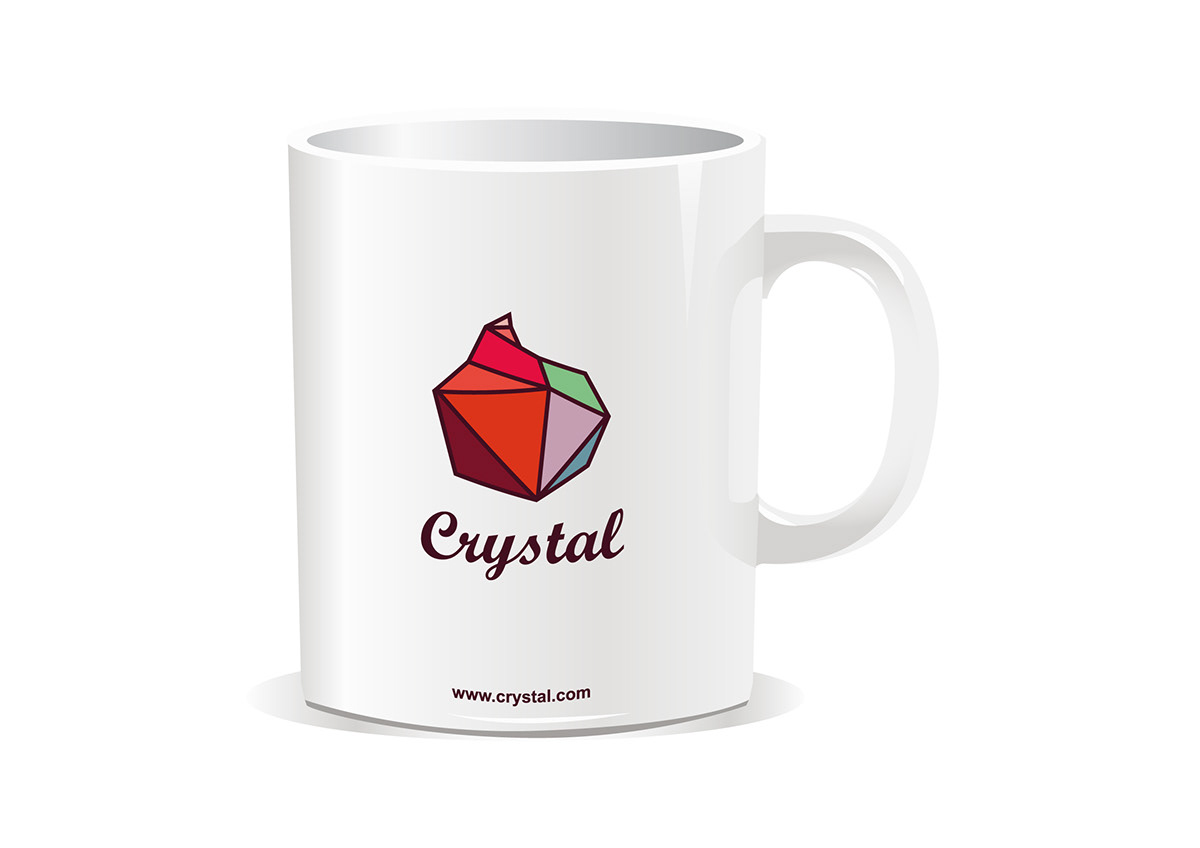 logo color colorfull crystal
