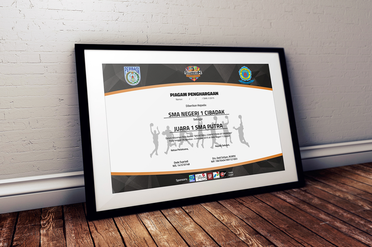 certificate certificate design sport basketball gift Appreciation