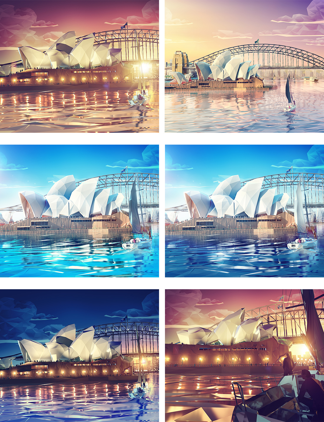 lowpoly Low Poly LOW poly facets face triangle etihad Airways emirates flight Fly sydney opera beach