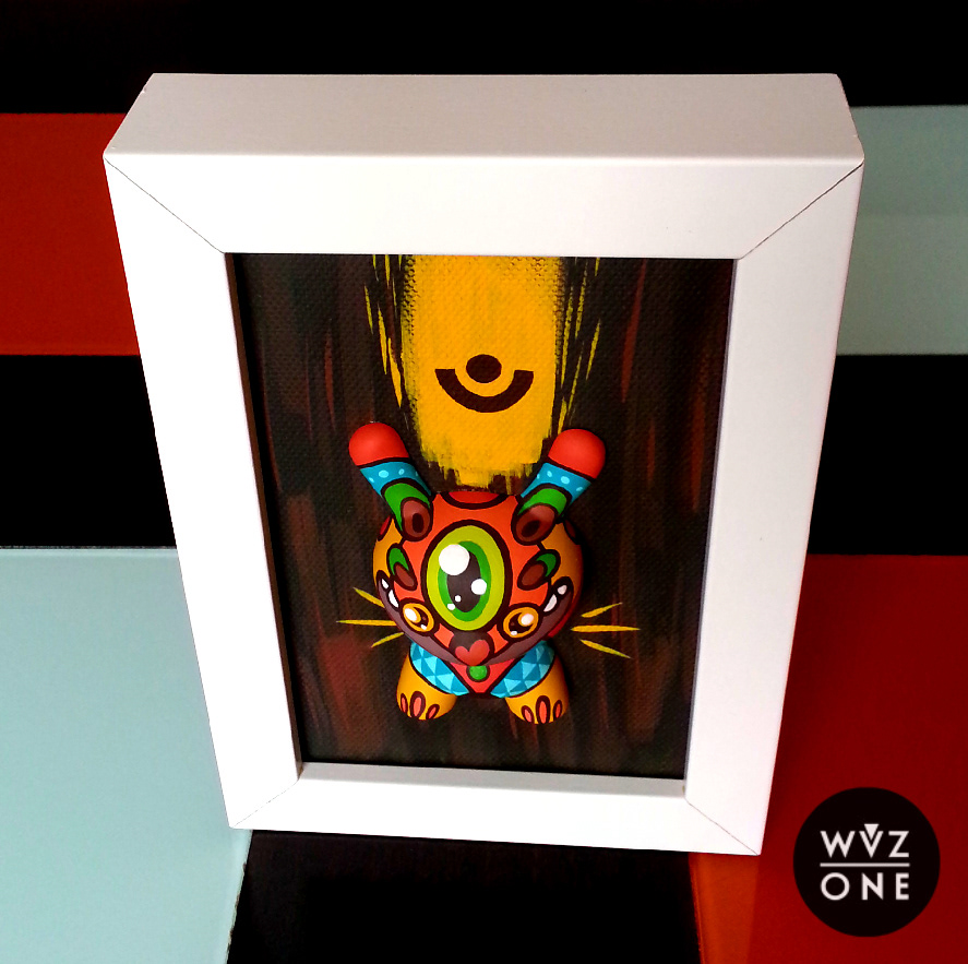 Wuzone Custom Dunny handmade DIY artoy toy Kidrobot Munny vinyl Tarik commission