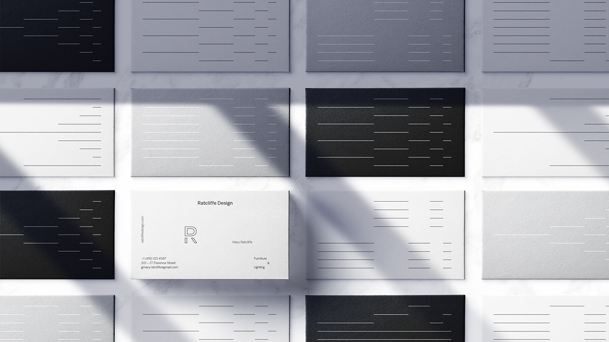 motion graphic design  branding  minimal grid Toronto logo Stationery print identity