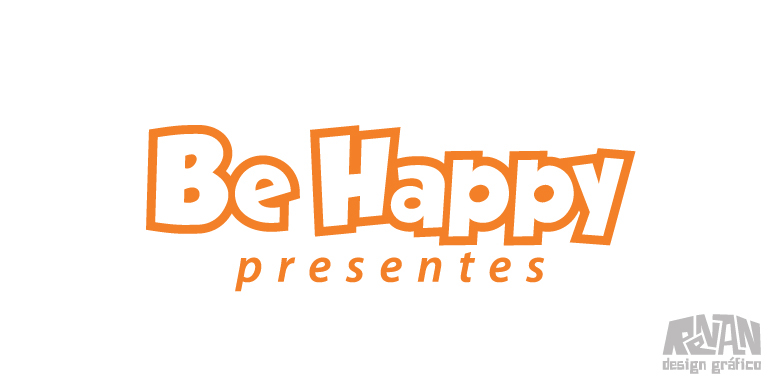 redesign be happy store business card gift card brand brand style guide Label loja Manual de Marca