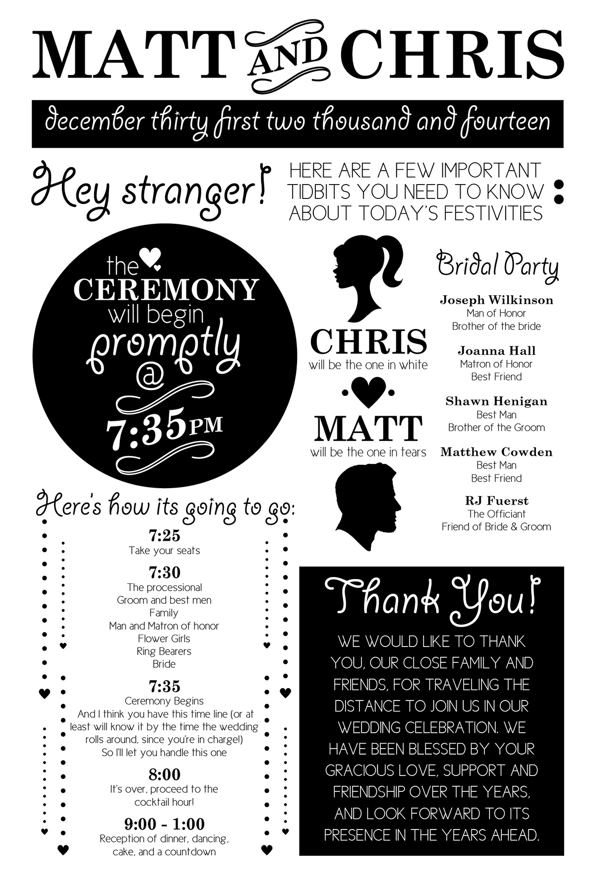 typographyposter weddingschedule