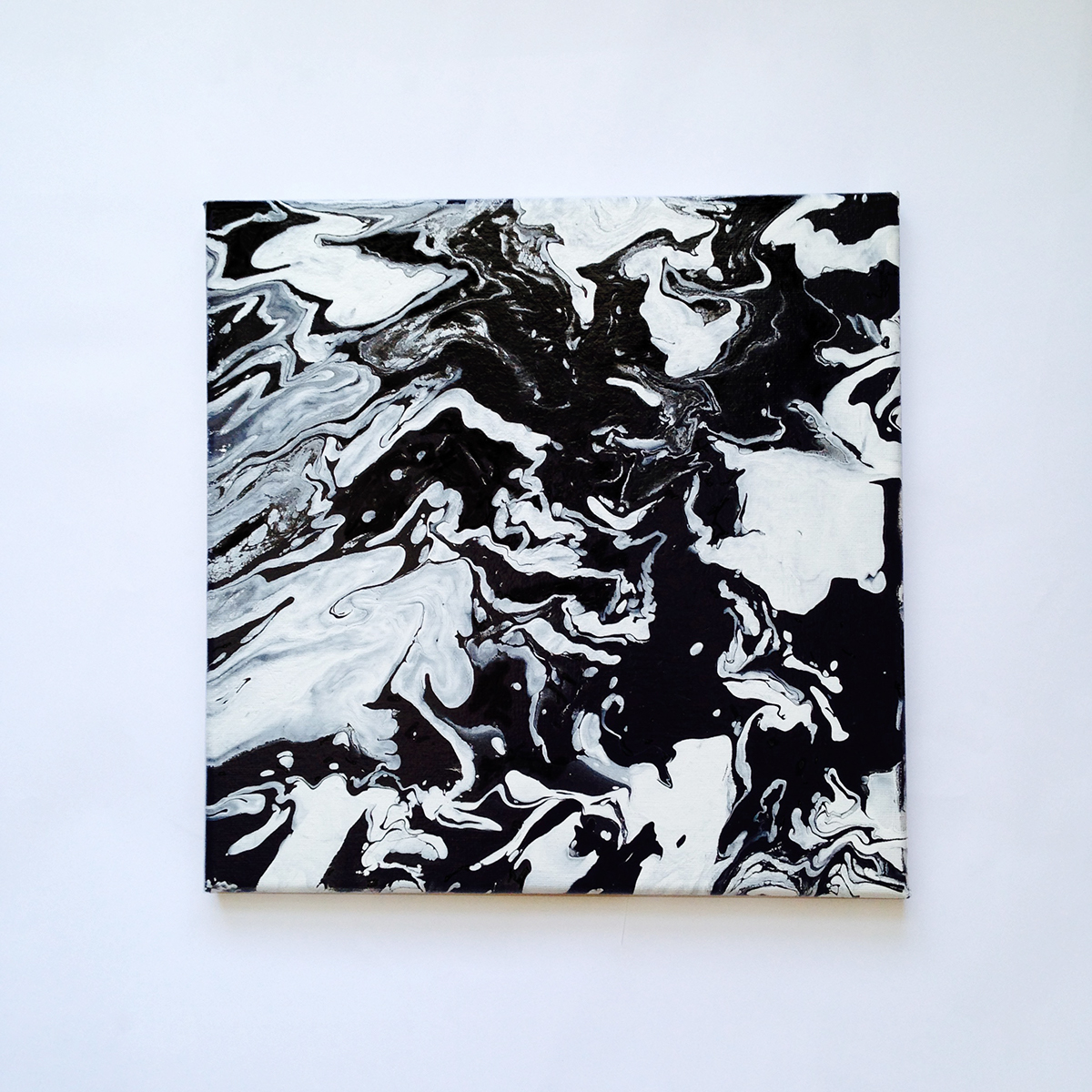 fluid acrylic painting Fluid Painting pouring acrylic Black&white gold poured painting abstract