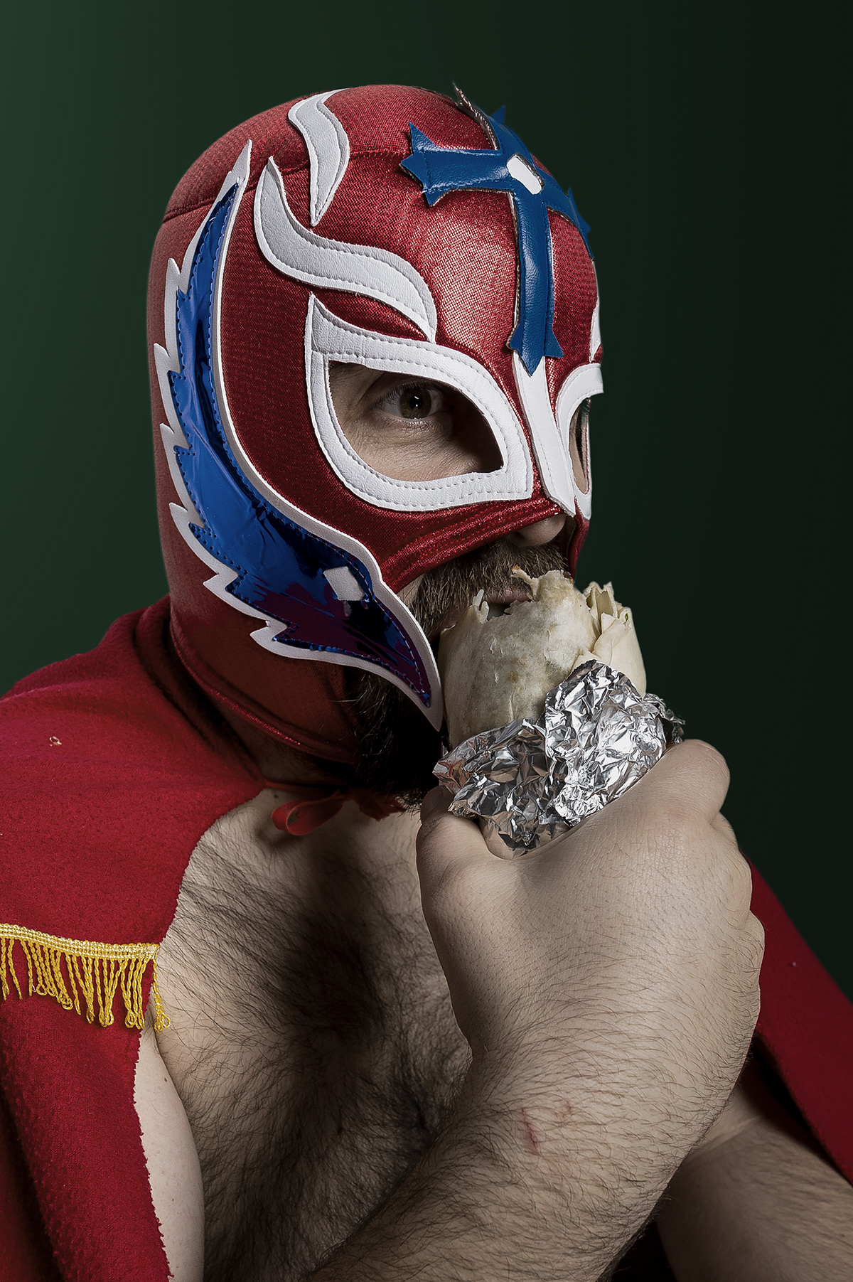 portraits lucha libre mexico Wrestling heros Burrito masks