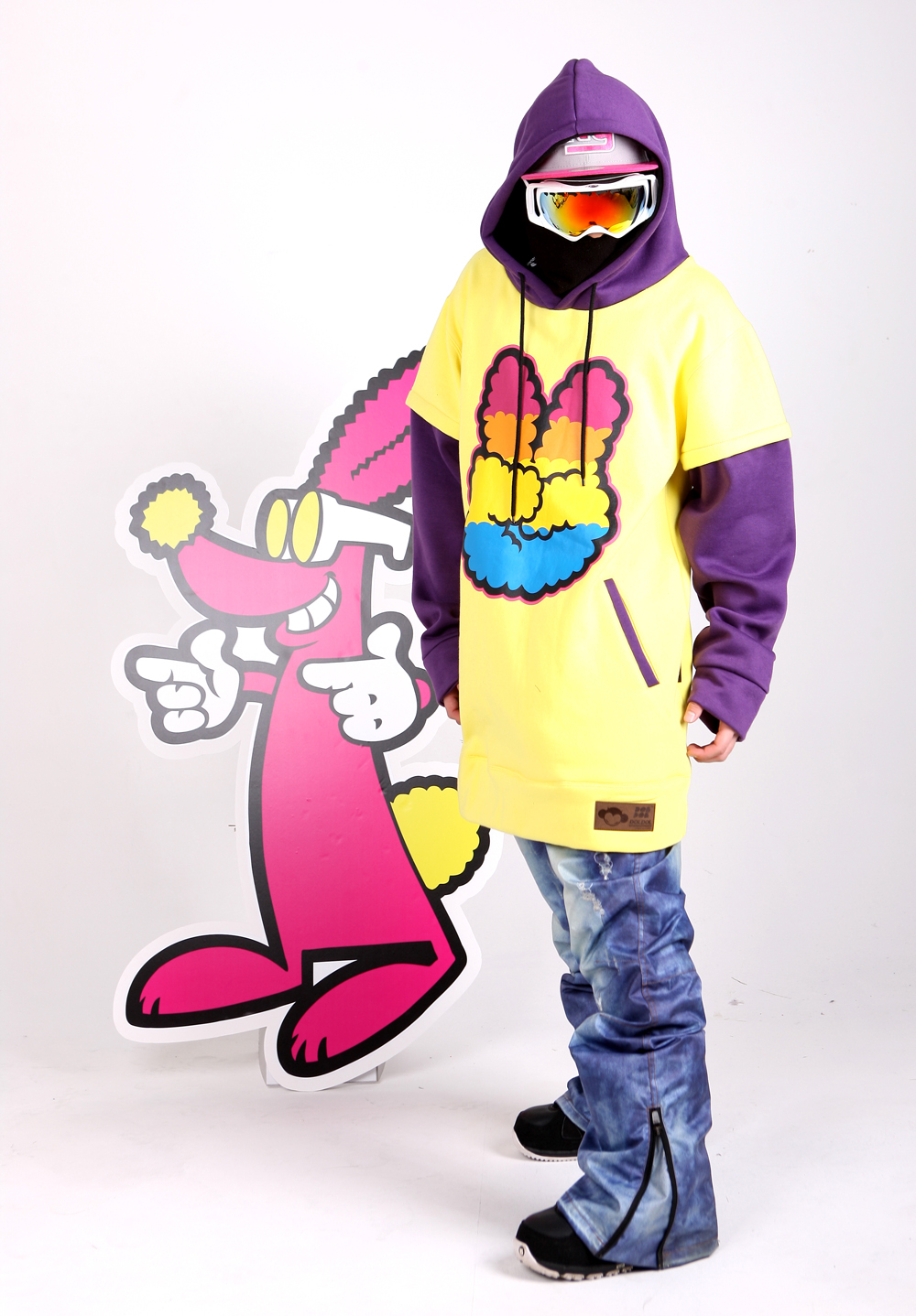 #Snowboard #kangaroo #characterdesign #doldoldesign #cottoncandy #candyd #lolypoly #application   #collaboration #돌돌디자인