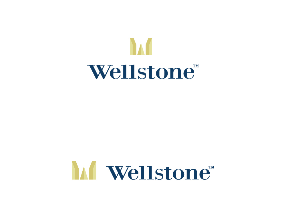 logo construction Wellstone strong