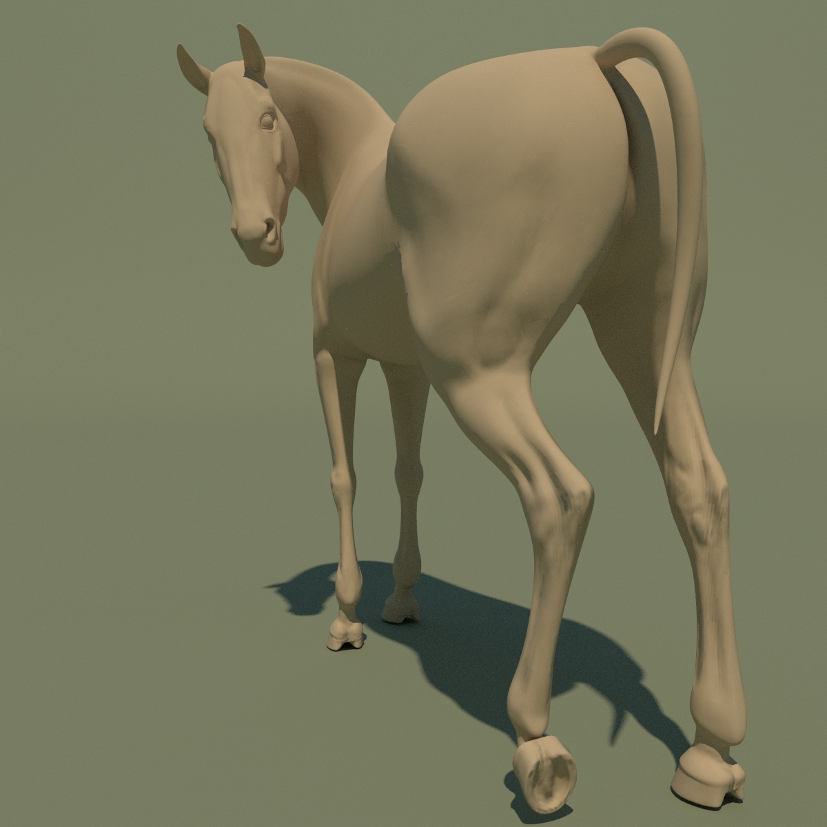 Horse 3D model on Behance