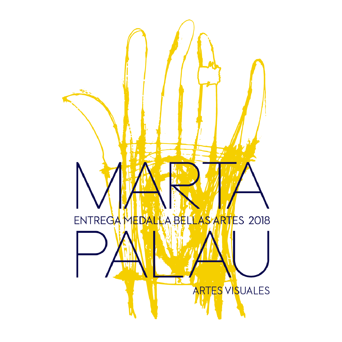 design art bellasartes hand yellow texture diseño Medal inba CNAV DISEÑO