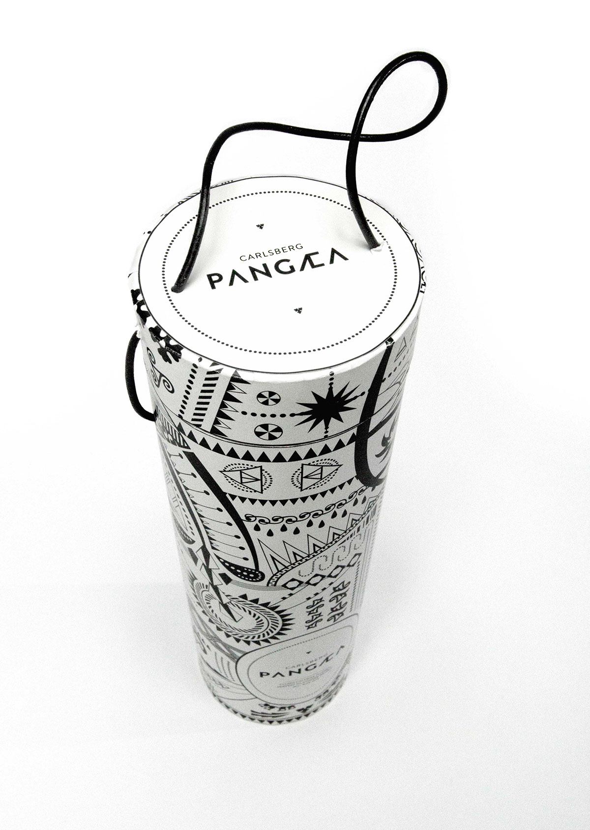 Pangæa  Pangaea  beer  Packaging Ethnic  pattern  minimalism  Nordic  symbol  gift bag  bottle  modern  gift drink Food 