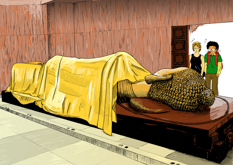 comics buddhism India travelogue Graphic Novel