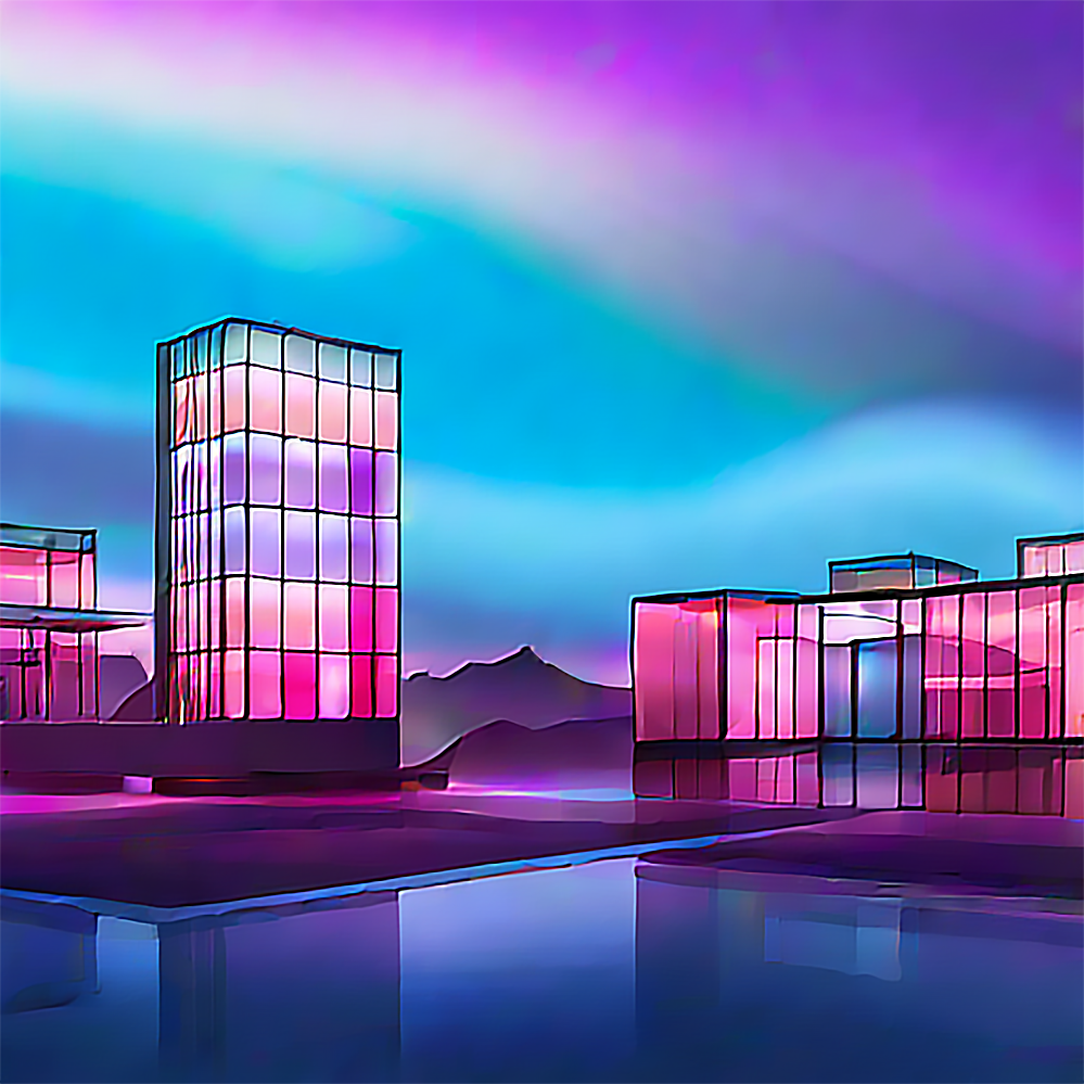 architecture artwork colorful Digital Art  digital illustration Drawing  glasshouse house painting   sketch