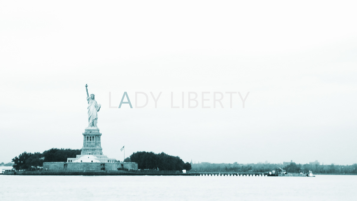 Manhattan new york city nyc NY photo type design color composition
