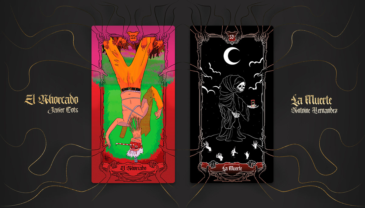 card cartas Character collab deck graphic design  ILLUSTRATION  Magic   shapes tarot